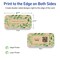 1-3/4" x 3-1/2" Rectangle Rounded Corners, Kraft Brown Business Cards